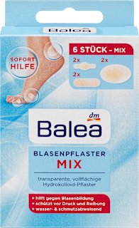 Transparentné náplasti na otlaky Mix Balea