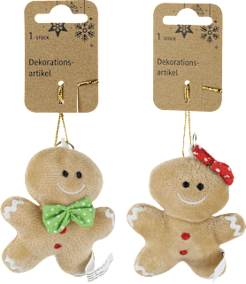 Lebkuchenmännchen aus Plüsch Dekorieren & Einrichten