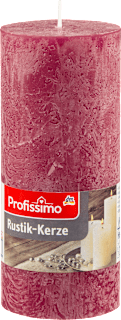 Sviečka Rustik 160/68 bordová Profissimo