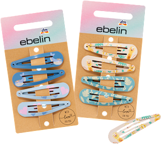 Haarclips Wal/Löwe, 4 St