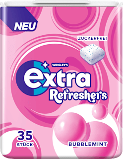 Kaugummi, Refreshers Bubblemint, zuckerfrei EXTRA