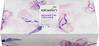 Kozmetični robčki v škatli, 3-slojni, več različic ebelin