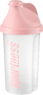 Shaker za pripravo napitkov, roza (500 ml) Sportness