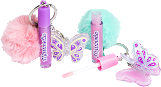 Lipgloss & Lippenbalsam mit Schlüsselanhänger Martinelia
