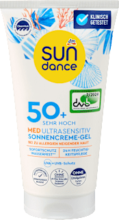 MED gelový krém na opalování Ultra Sensitiv OF50+ SUNDANCE