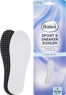 Ulošci za sportsku obuću sa aktivnim ugljem, beli, veličina 36-37, 1 par Balea