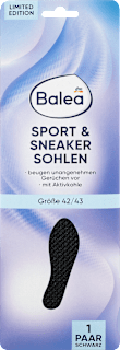 vložky do bot Sport & Sneaker černé, velikost 42-43 Balea