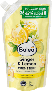 Cremeseife Ginger & Lemon, Nachfüllpack Balea
