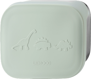 Lunchbox Dino aus Edelstahl, dusty mint (5,5x17x13,5 cm), 1 St