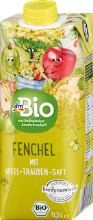 Saft Fenchel mit Apfel, Trauben dmBio