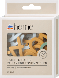 Zahlen aus Acryl zum Rechnen lernen 37tlg, 1 St