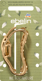 Haarklammer recyceltes Metall Gold-Optik ebelin