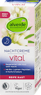 noční pleťový krém Vital alverde NATURKOSMETIK