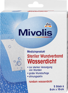Sterilni vodootporni flasteri Mivolis