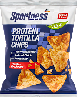 proteinové tortilla chipsy s příchutí papriky Sportness