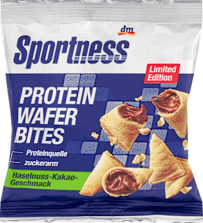 Protein Wafer Bites, Haselnuss-Kakao Geschmack Sportness