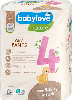 Pieluchomajtki rozmiar 4, maxi, 9-15 kg babylove nature