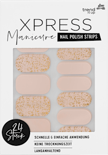 Xpress manicure naljepnice za nokte -  011 Sparkling Nude trend !t up