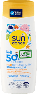 Sonnenmilch Kids MED ultra sensitiv LSF 50+ SUNDANCE