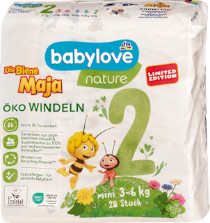 Öko pelenka mini, 2-es méret, 3-6 kg babylove nature