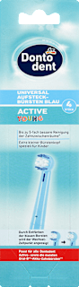 Testine per spazzolino elettrico Active Young blu Dontodent