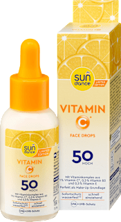 Sonnenfluid Gesicht drops mit Vitamin C, LSF 50 SUNDANCE