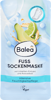 Fußmaske Socken, intensive Feuchtigkeitspflege (1 Paar) Balea