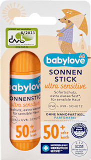 Krém na opaľovanie v tyčinke OF 50+ babylove