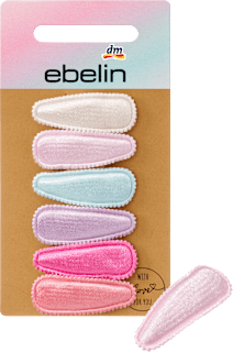 Spinki do włosów mini materiałowe pastelowe ebelin