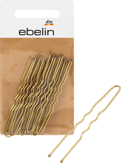 Wsuwki do włosów długie złote ebelin