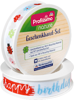 nature Geschenkband-Set "Happy Birthday" Profissimo