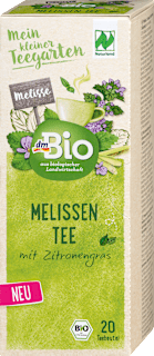 Kräutertee Melissen Tee mit Zitronengras (20 Beutel) dmBio