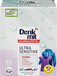 Proszek do prania tkanin kolorowych Ultra Sensitive 1,35 kg Denkmit
