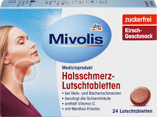Halsschmerz-Lutschtabletten Mivolis