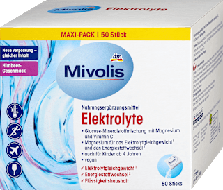 Elektrolyty s malinovou príchuťou Mivolis
