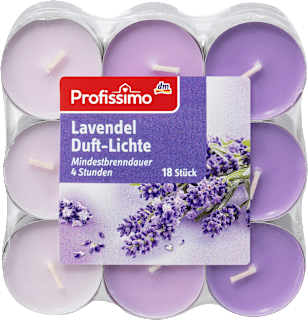 Świeczki zapachowe w aluminium, lawenda Profissimo