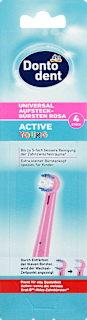 Универсални приставки за четки Active Young, розови, 4+г Dontodent