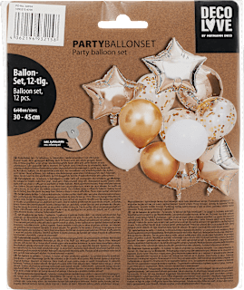 Ballonset "PARTY" 12 tlg Dekorieren & Einrichten