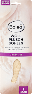 vložky do bot vlněné, velikost 44-45, 1 pár Balea