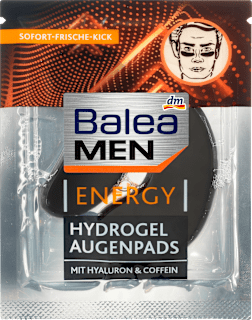 ENERGY HYDROGEL jastučići za područje oko očiju - hijaluron i kofein Balea MEN