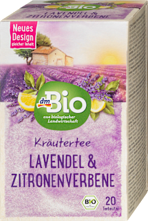 Biljni čaj lavanda i limun verbena, 20 kesica dmBio