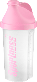 Shaker za pripravo napitkov, pink (500 ml) Sportness