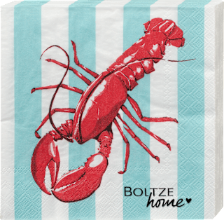 Servietten "Lobster" (30x30 cm) BOLTZE