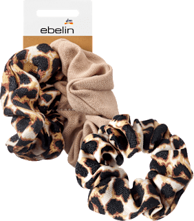 Gumki do włosów pantera i beż ebelin