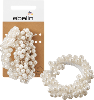Haargummis mit Perlen ebelin