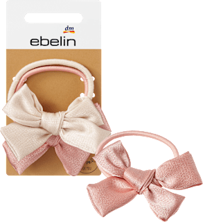 Haargummis mit Schleife ebelin