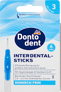 mezizubní kartáčky kónické jemné vel. 3 Dontodent