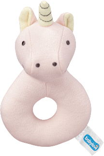 Stoff-Handrassel Einhorn babylove