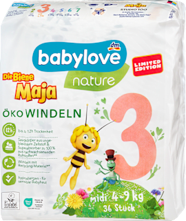 Plenice midi 3, 4–9 kg babylove nature