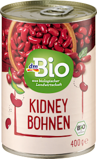 Fasola czerwona Kidney, masa netto 400 g, masa po odcieku dmBio